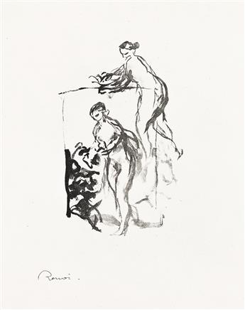 PIERRE-AUGUSTE RENOIR Maternité, grande planche.